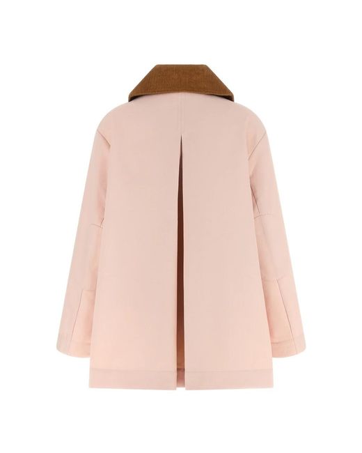 Light Jackets Ganni de color Pink