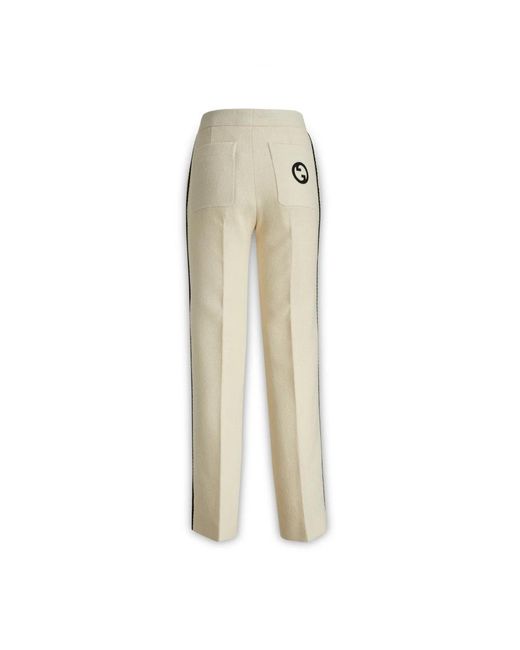 Gucci Natural Straight Trousers for men