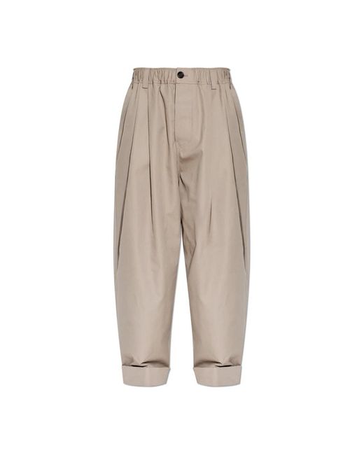 Marni Natural Wide Trousers for men