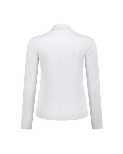 Max Mara White Cashmere Knitwear