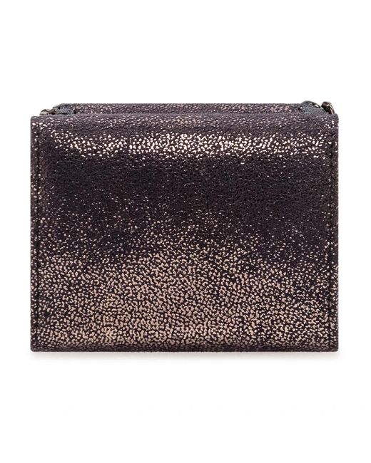 Stella McCartney Black Falabella Trifold Wallet