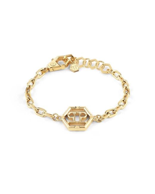 Philipp Plein Metallic Bracelets