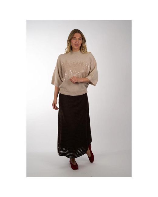 Peserico Brown Strickware