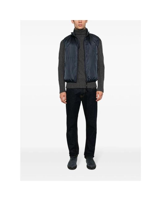 Aspesi Blue Waistcoats for men