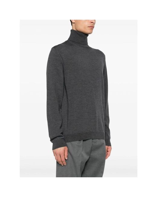 Zanone Gray Turtlenecks for men