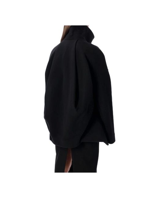 Rick Owens Jassen ,Zwart ,Katoen Draculimo Jacket in het Black