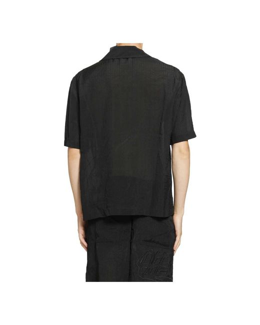 Off-White c/o Virgil Abloh Black Short Sleeve Shirts for men