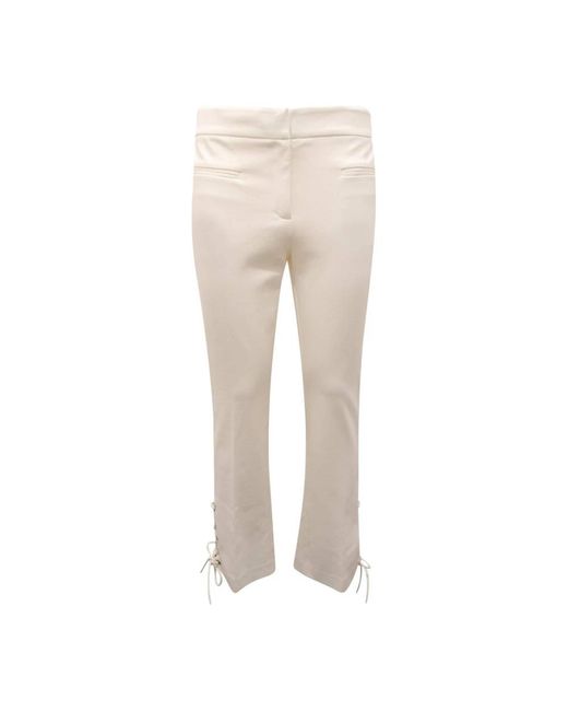 Twinset Natural Cropped Trousers