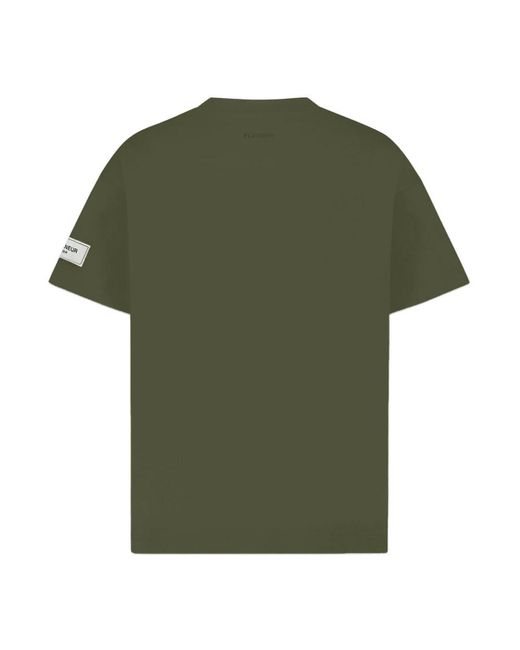 flâneur Grünes Atelier T-Shirt in Green für Herren