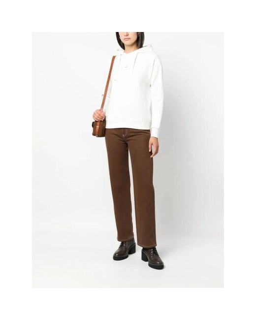 A.P.C. White Hoodies
