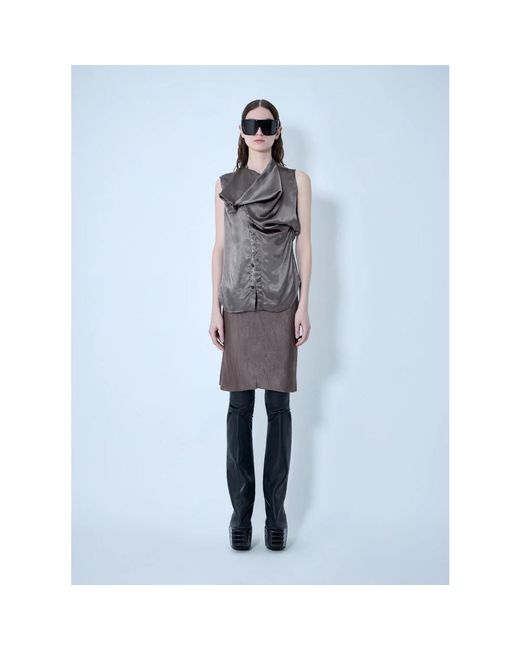Blouses Rick Owens de color Gray