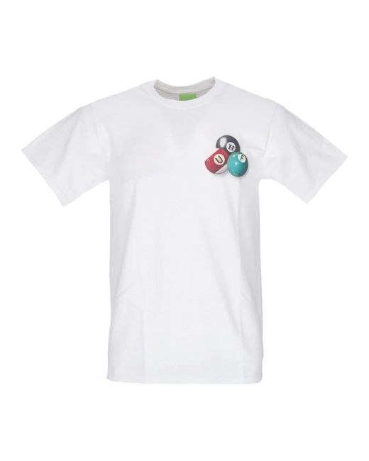 Huf Dirty Pool Tee in het White voor heren