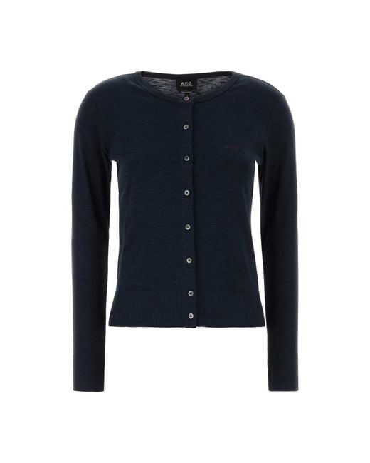A.P.C. Blue Cardigans