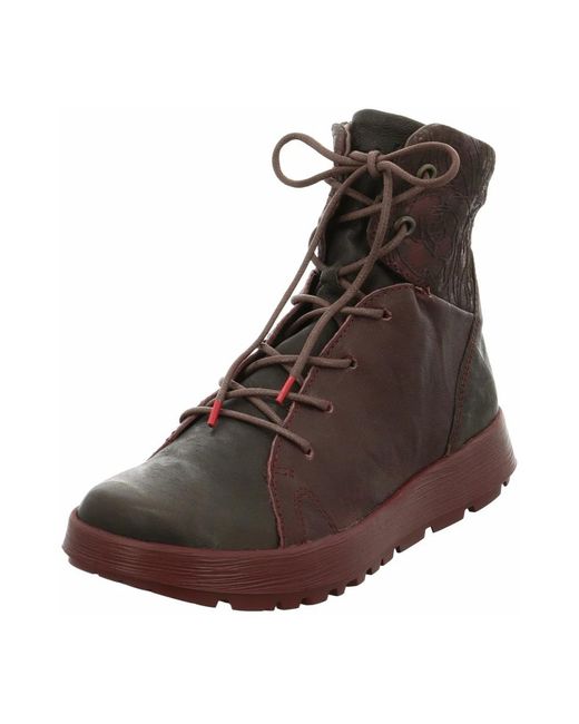 Think! Brown Schnürstiefeletten