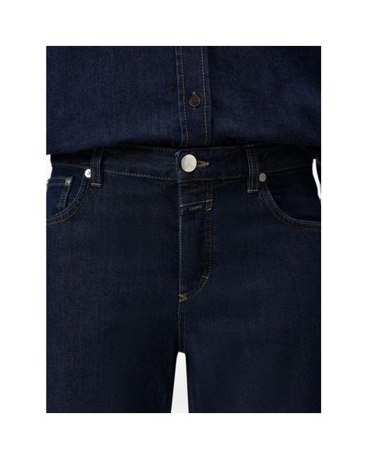 Closed Jeans ,Blauw ,Straight Jeans in het Blue