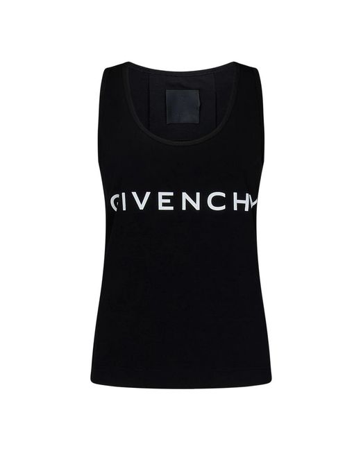Givenchy Black Sleeveless Tops