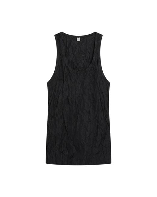 Totême Black Sleeveless Tops