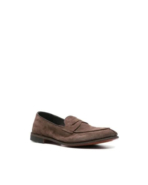 Loafers Alberto Fasciani de hombre de color Brown