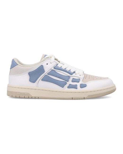 Amiri Blue Skel-Top Low Sneakers for men