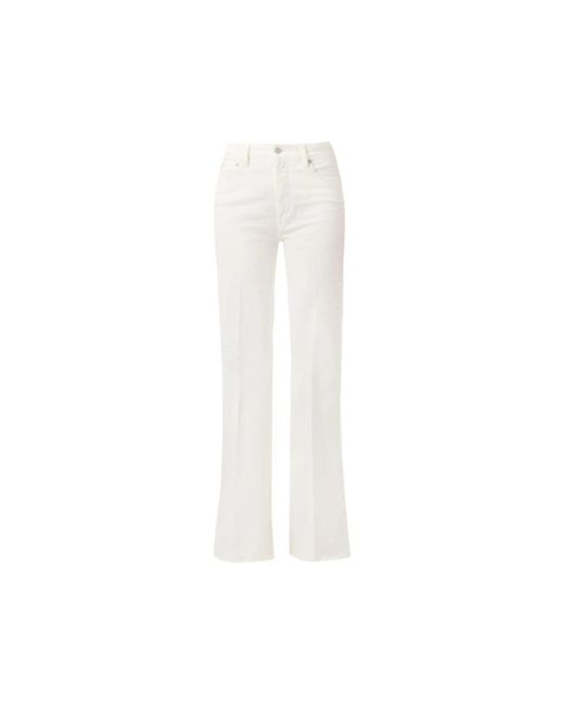Flared Jeans CYCLE de color White