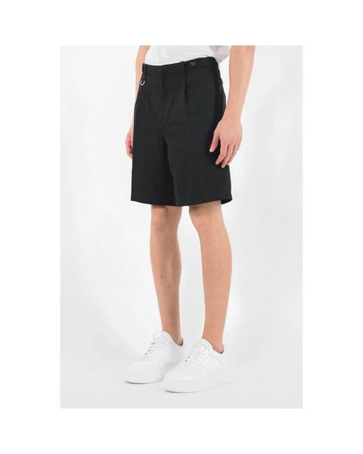 Paolo Pecora Black Casual Shorts for men
