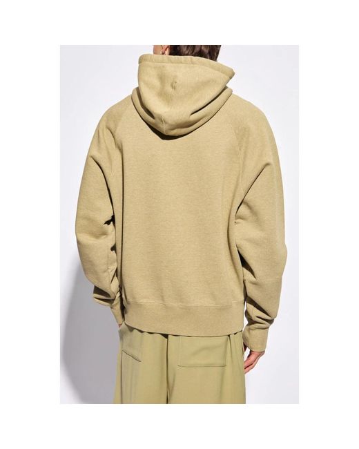 AMI Bestickter hoodie in Natural für Herren