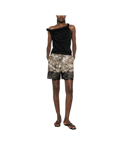 Pinko Black Casual Shorts