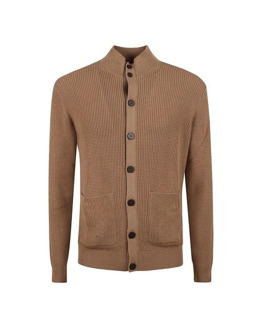 Ballantyne Truien & Vesten ,Bruin ,Katoen Stijlvolle Cardigan Sweaters in het Brown voor heren