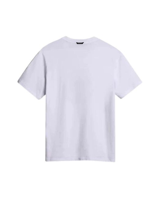Napapijri Blue T-Shirts for men