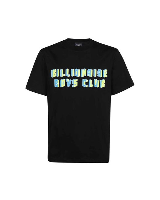 Billionaire Bedrucktes Baumwoll-T-Shirt in Black für Herren