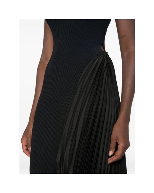 Emporio Armani Black Knitted Dresses