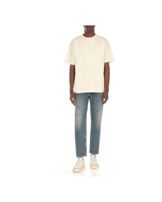 Sneakers in pelle bianca con inserti in camoscio di Autry in White da Uomo