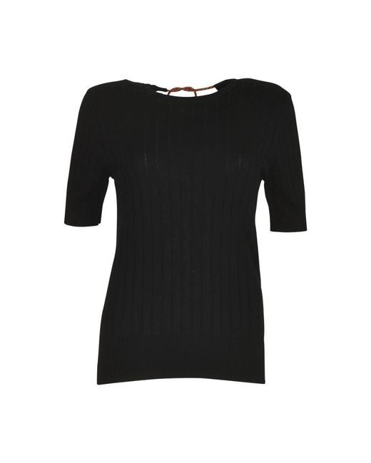 Plan C Sweaters Zwart in het Black
