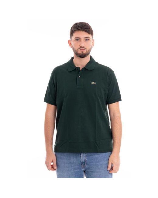 Lacoste Polo-shirt mit kurzen ärmeln für männer in Green für Herren