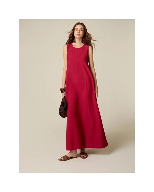 Maxi Dresses Oltre de color Red