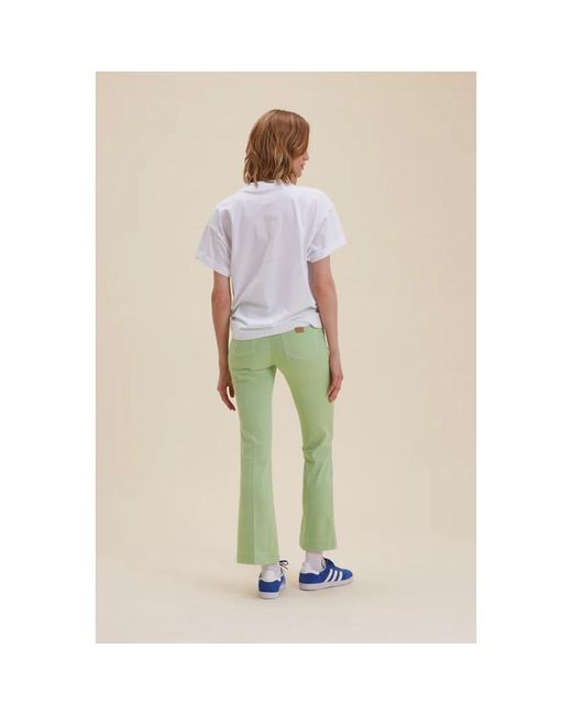 Nenette Green Wide Trousers