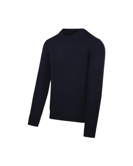Roberto Collina Blue Round-Neck Knitwear for men