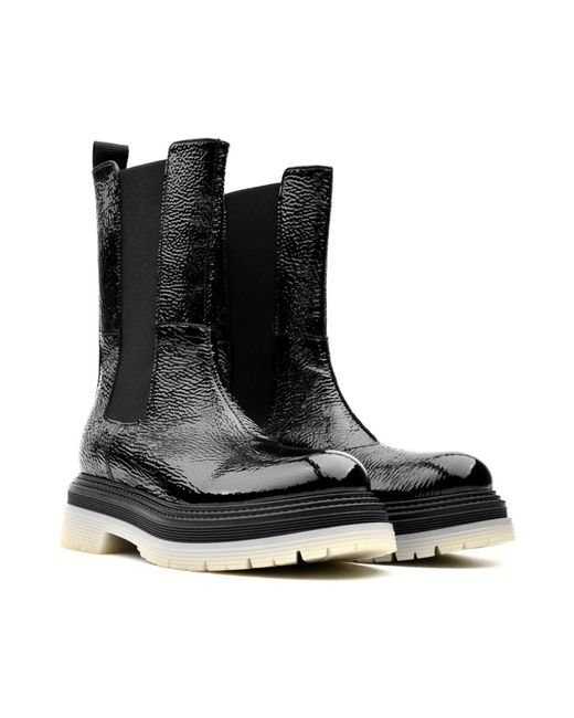 Laura Bellariva Black Chelsea Boots