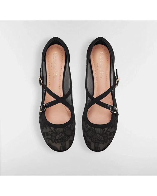 Dior Black Ballerina Shoes