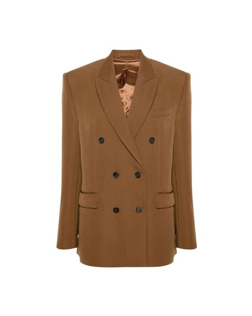 Jackets > blazers Wardrobe NYC en coloris Brown