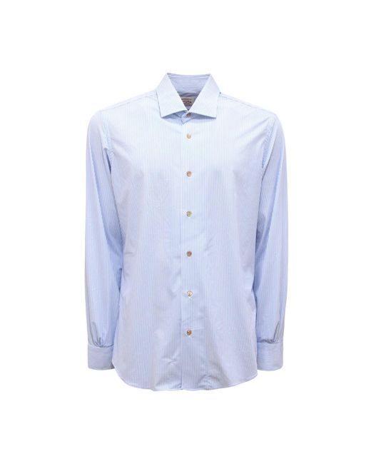 Mazzarelli Formal Shirts in het Blue voor heren