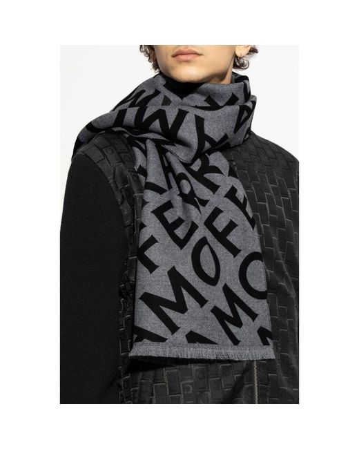 Winter Scarves di Ferragamo in Black da Uomo