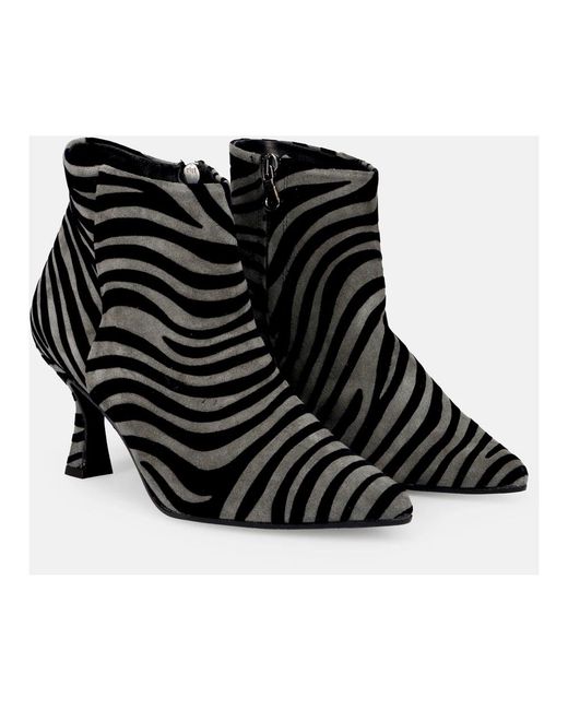 Sangiorgio Black Heeled Boots