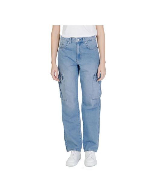 ONLY Blue Loose-Fit Jeans
