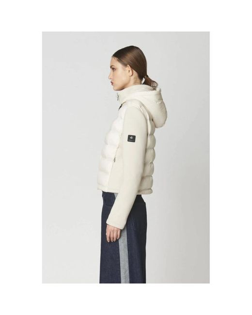 Canadian Jassen ,Leer Yamaska Jacket in het Blue