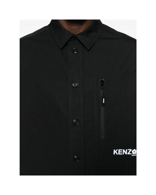 KENZO Black Casual Shirts for men