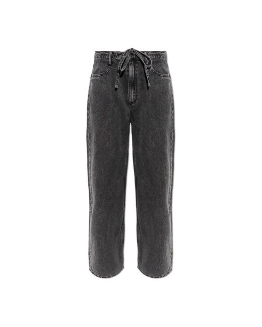 Rag & Bone Jeans ,Grijs ,Katoen Straight-Leg Jeans in het Gray