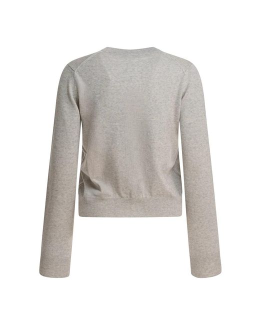 Maison Kitsuné Gray Cardigans