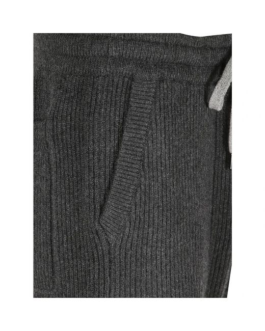 Brunello Cucinelli Gray Sweatpants for men
