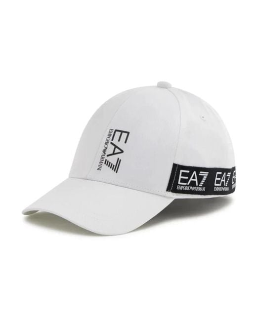 Caps EA7 de hombre de color White